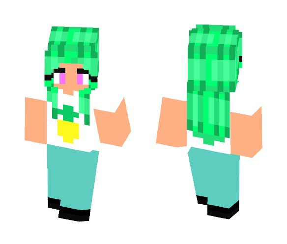 pineapple girl - Girl Minecraft Skins - image 1