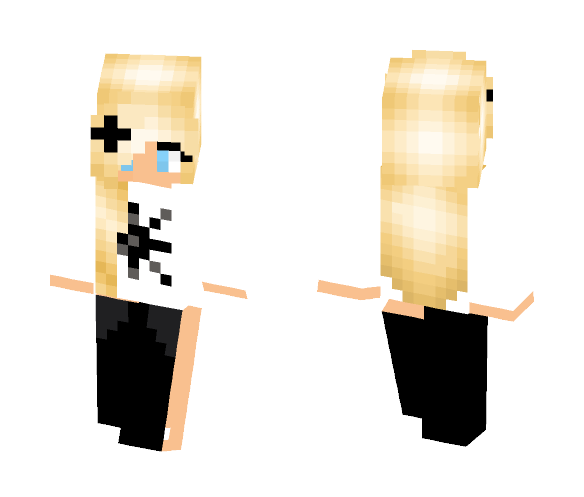 Download Free Star Sweater girl Skin for Minecraft image 1 Star Sweater girl - Girl Minecraft Skins - image 1