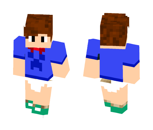 Download Free Green Hoodie Skin for Minecraft image 1 Green Hoodie - Male Minecraft Skins - image 1