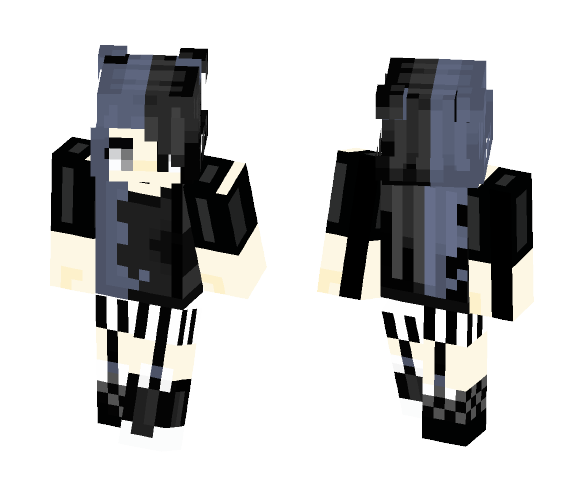 Gothic Skin (Galactical's contest) - Female Minecraft Skins - image 1