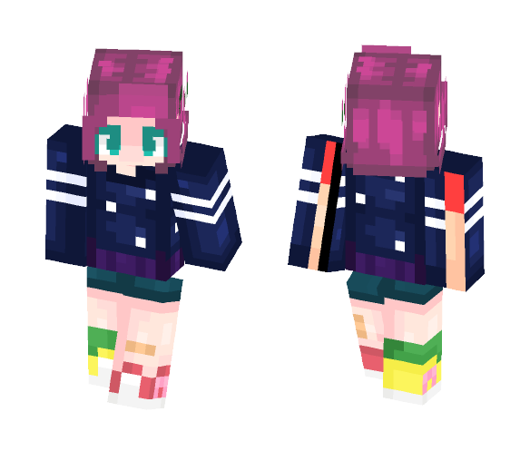 wow space sweater so original - Female Minecraft Skins - image 1