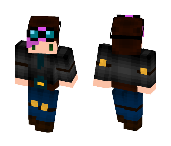 Chibi DanTDM Galaxy hair ???? - Male Minecraft Skins - image 1