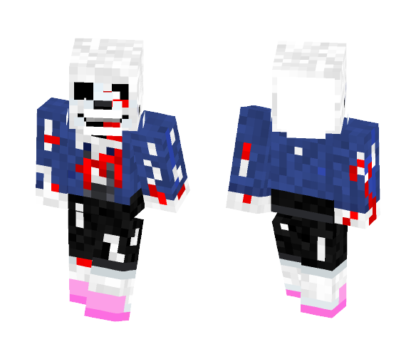Bloodytale Sans - Male Minecraft Skins - image 1