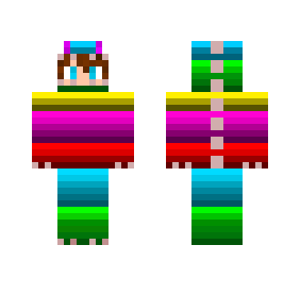 Rainbow Dino Man