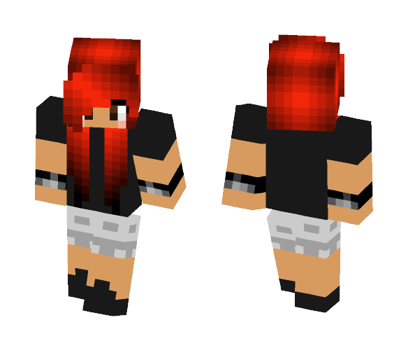 Heat Girl - Girl Minecraft Skins - image 1