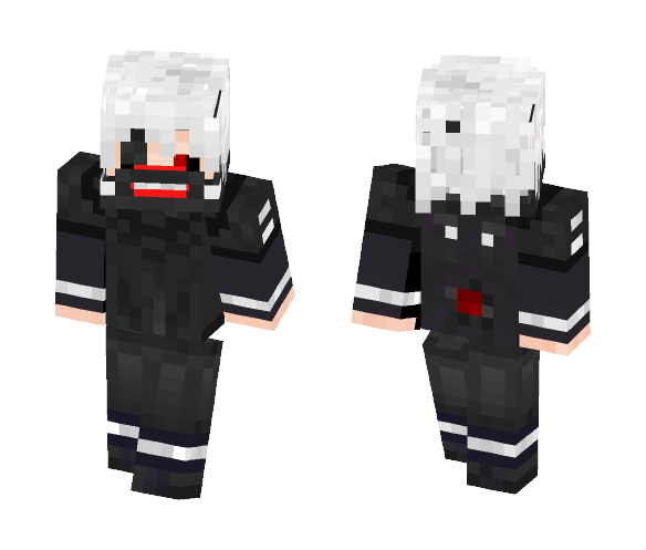 Kaneki // Eh or neh? - Male Minecraft Skins - image 1