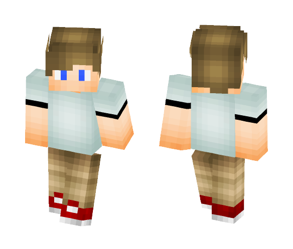 Casual Player Skin (HuskkieDoo) - Male Minecraft Skins - image 1