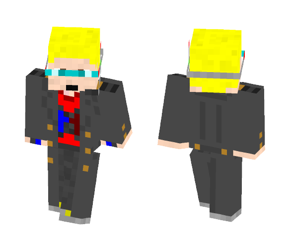 Nerd³ w/Trench Coat - Male Minecraft Skins - image 1