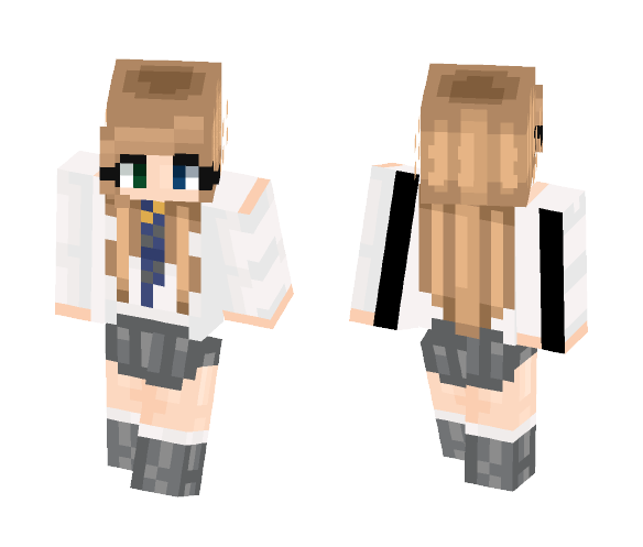 ????????????~ School Girl - Girl Minecraft Skins - image 1