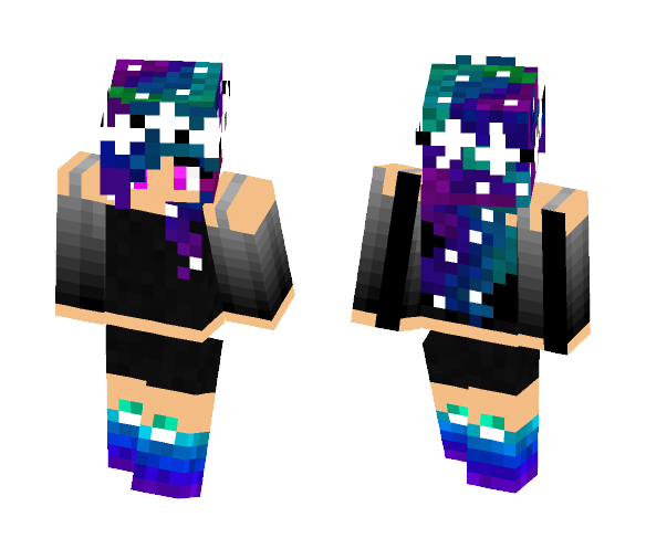 Galaxy Girl - Girl Minecraft Skins - image 1