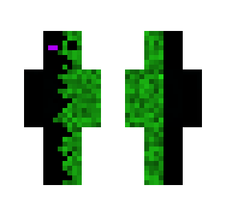 Half Ender Half Creeper Man - Other Minecraft Skins - image 2