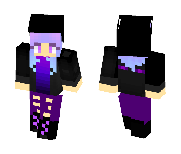 Old ender skin - Female Minecraft Skins - image 1