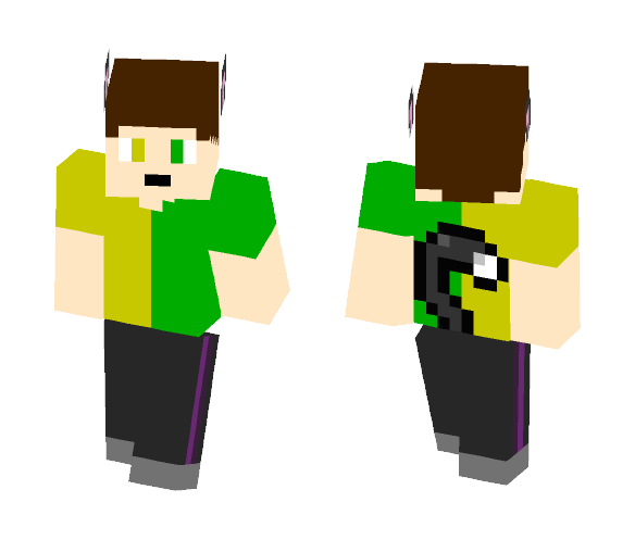 Half-cat/Neko Person (Boy) 1 - Male Minecraft Skins - image 1