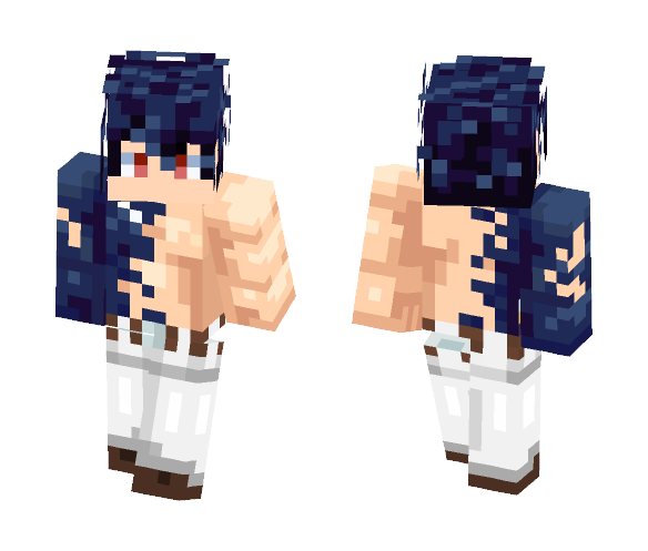 Gray Devil Slayer - Male Minecraft Skins - image 1