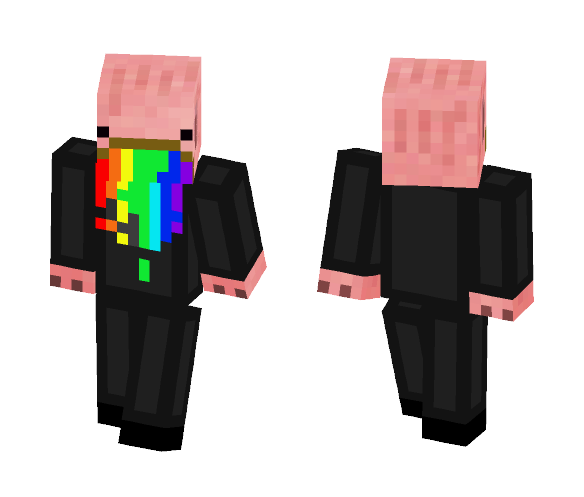 Rainbow Pig Frog - Interchangeable Minecraft Skins - image 1