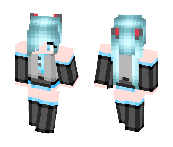 Hatsune Miku - Female Minecraft Skins - image 1