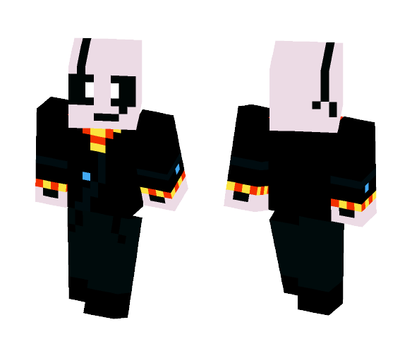 bonedaddy gaster skin - Male Minecraft Skins - image 1