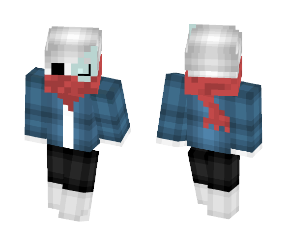 Genocide Sans.. - Male Minecraft Skins - image 1
