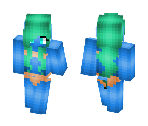 Fish Girl - Girl Minecraft Skins - image 1