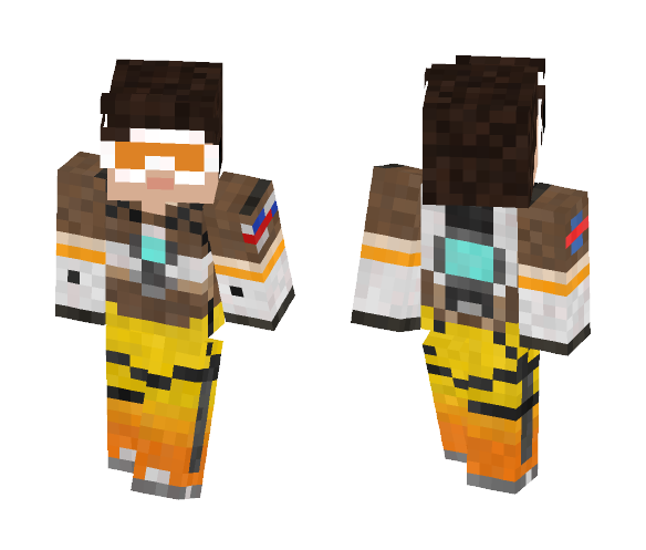 Tracer (Redone) - Female Minecraft Skins - image 1