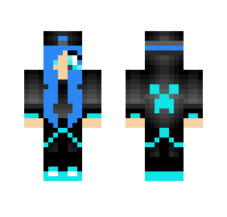 Blue Gamer Girl