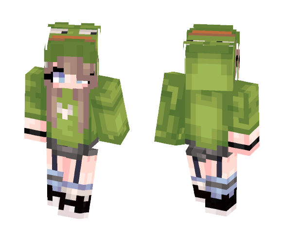 Pepe Girl - Girl Minecraft Skins - image 1