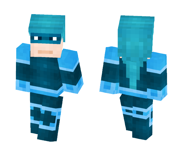 Electrogirl - Superhero - Female Minecraft Skins - image 1