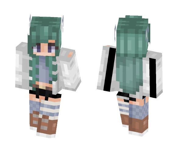 ???? Mermaid Hair ???? - Female Minecraft Skins - image 1