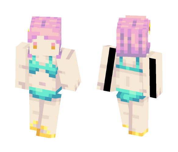 Download Free The Inevitable Beach Episode Skin for Minecraft image 1 The Inevitable Beach Episode - Female Minecraft Skins - image 1