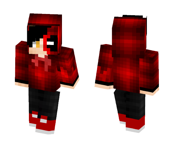Half Human -- Half Deadpool - Comics Minecraft Skins - image 1