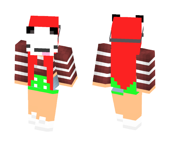 redhead panda - Female Minecraft Skins - image 1