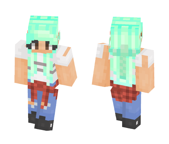 CatsRUs's Request (fixed x2) - Female Minecraft Skins - image 1