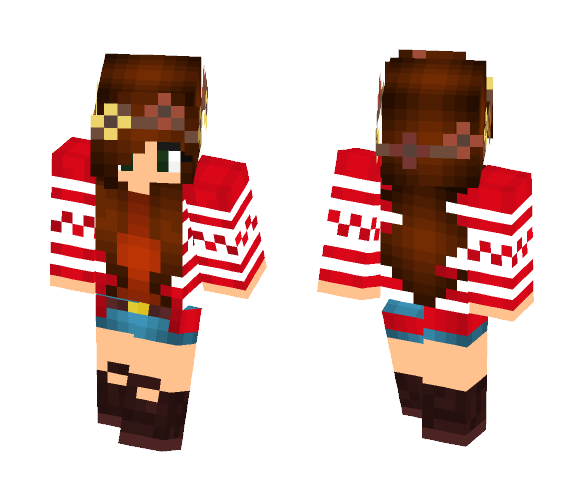 Fall Burnett ~Rosely - Female Minecraft Skins - image 1
