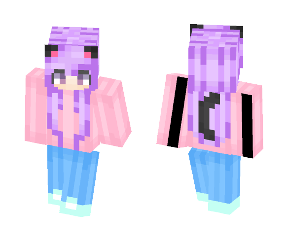 Cat Girl - Cat Minecraft Skins - image 1