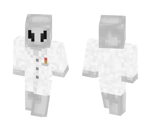 Alien In a Lab Coat - Other Minecraft Skins - image 1