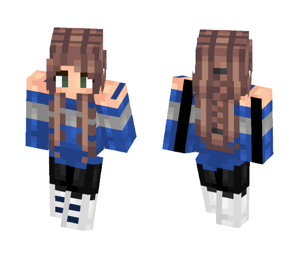 Ravenclaw Sweater - Female Minecraft Skins - image 1