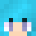 Download Free Blue Hair Girl Who Likes Undertale! Skin for Minecraft image 3 Blue Hair Girl Who Likes Undertale! - Color Haired Girls Minecraft Skins - image 3