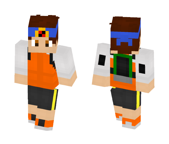 Lan Hikari - MMBN Series - Male Minecraft Skins - image 1
