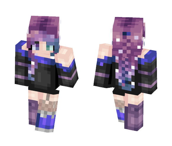 Sᴘɪʀɪᴛ | Stellar Night - Female Minecraft Skins - image 1