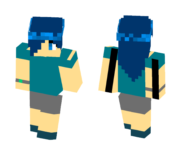 Blue - Female Minecraft Skins - image 1