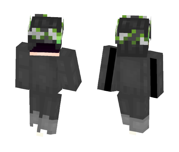 b&w - Male Minecraft Skins - image 1