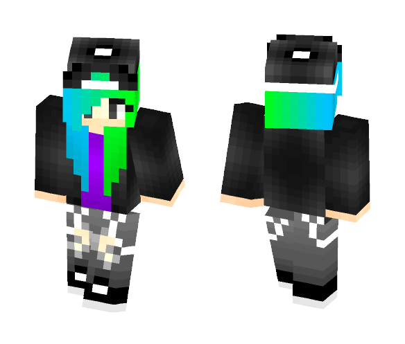 Download Free Half Of Me Is Half Of You Skin for Minecraft image 1 Half Of Me Is Half Of You - Female Minecraft Skins - image 1