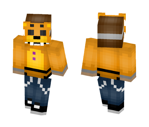 Human Fredbear - Male Minecraft Skins - image 1