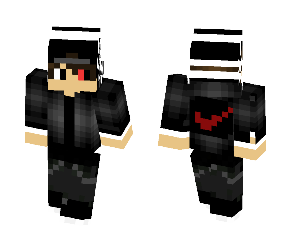 Kaneki (rex style) - Male Minecraft Skins - image 1