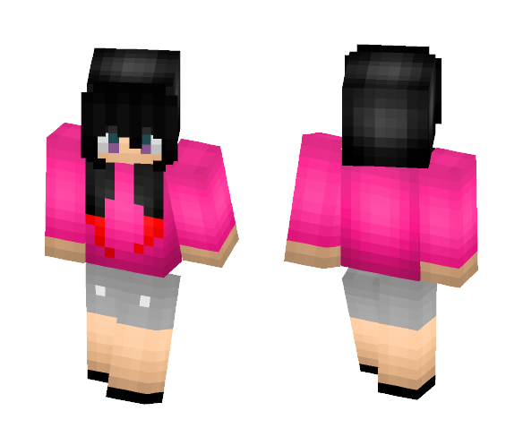 Download Free Demon girl Skin for Minecraft image 1 Demon girl - Girl Minecraft Skins - image 1