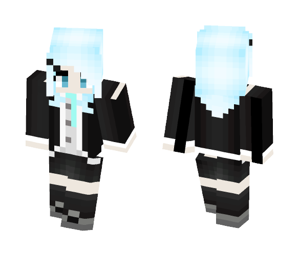 Download Free Blue Girl *Skin Trade* Skin for Minecraft image 1 Blue Girl *Skin Trade* - Girl Minecraft Skins - image 1