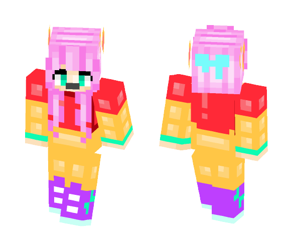 Download Free ♦ Pooh Girl ♦ Skin for Minecraft image 1 ♦ Pooh Girl ♦ - Girl Minecraft Skins - image 1