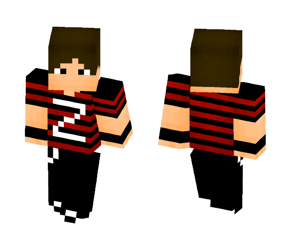Z Letter Boy - Boy Minecraft Skins - image 1