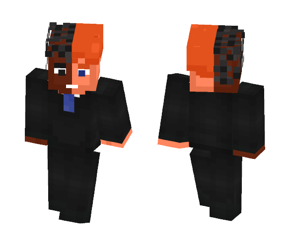 $ White Half of Barack Obama $ - Male Minecraft Skins - image 1