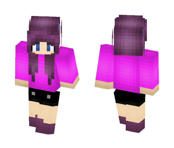 Anime summertime girl - Anime Minecraft Skins - image 1